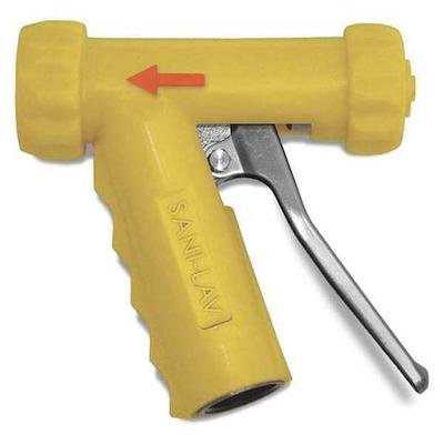SANI-LAV N1AY Spray Nozzle, 3/4" Female, 150 psi, 7 gpm, Yellow
