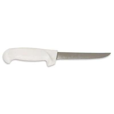 CRESTWARE KN40 Boning Knife,Straight,6 in. L,White