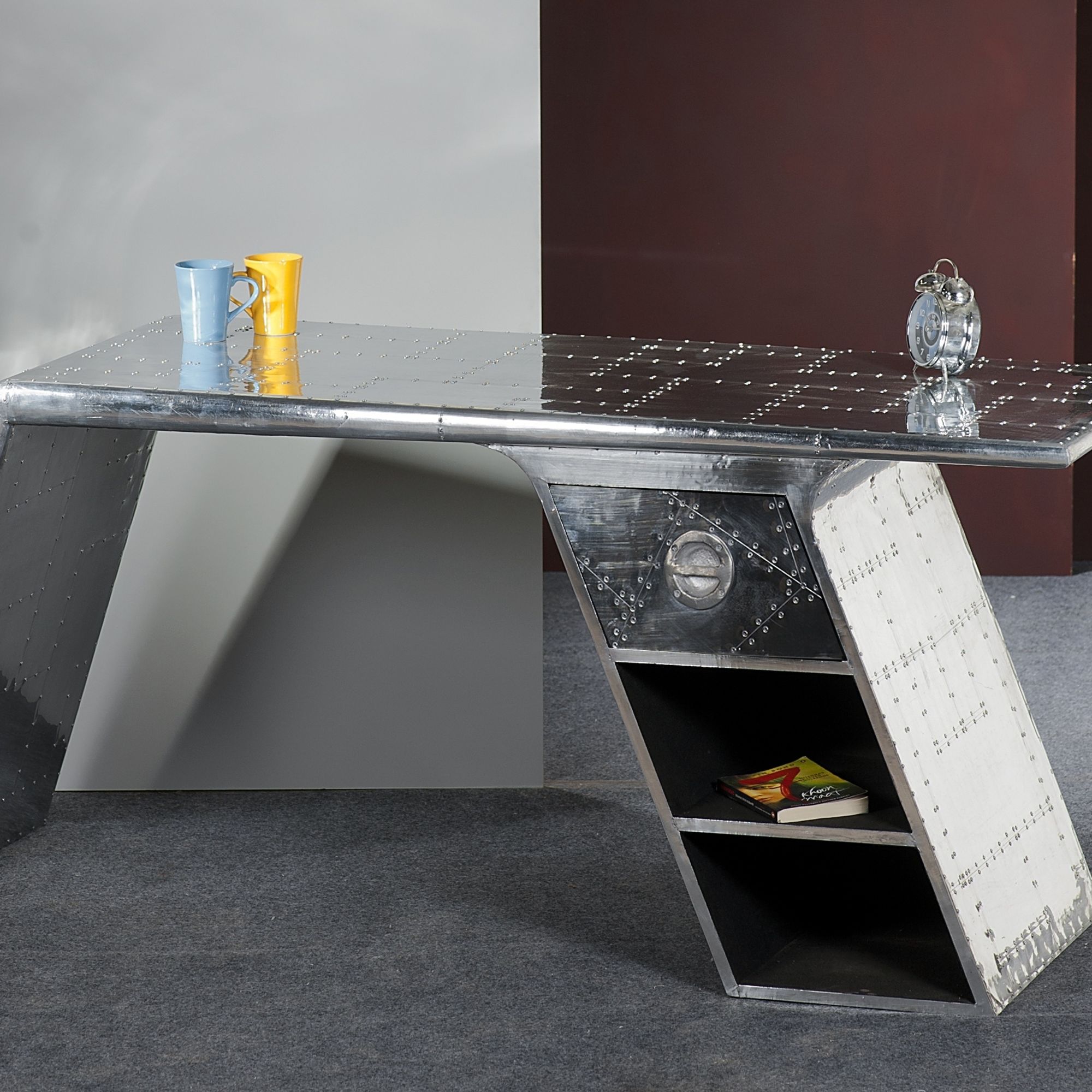 SIT »Airman« Schreibtisch 2 Fächer, 1 Schubfach