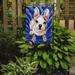 Caroline's Treasures Diamond in French Bulldog 2-Sided Garden Flag, Polyester in Blue | 15 H x 11 W in | Wayfair AMB1351GF