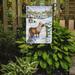 Caroline's Treasures Feeding The Shetland Horse 2-Sided Garden Flag, Polyester in Indigo | 15 H x 11 W in | Wayfair CDCO0404GF