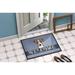 Caroline's Treasures Jack Russell Terrier Welcome Non-Slip Outdoor Door Mat Synthetics | 18 W x 27 D in | Wayfair BB1446MAT