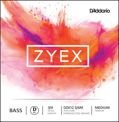Daddario DZ612-3/4M Zyex Bass D med.