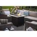 Endless Summer, 30" Square LP Gas Outdoor Fire Pit w/ Modern Steel Mantel Steel in Black/Gray | 24 H x 30 W x 30 D in | Wayfair GAD1423M