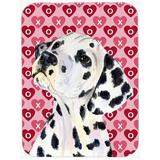 Caroline's Treasures Valentine Hearts Dalmatian Hearts Love & Valentine's Day Portrait Cutting Board | 0.15 H x 11.25 W x 15.38 D in | Wayfair