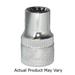 K Tool 20210 Chrome Spline Socket 3/8 Drive 5/16