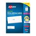 Avery Easy Peel Address Labels 1 x 2-5/8 6 000 Labels (85560)