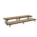 National Public Seating Straight Choral 8' x 1.5' Hardboard Stage Package in White | 18 W x 96 D in | Wayfair RS2LHB