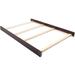 Delta Children Delta Full Bed Rails Wood in Black, Size 5.0 H x 76.0 W x 55.25 D in | Wayfair 0050-607