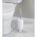 iDesign Duetto 17.2" Toilet Brush & Holder Plastic/Metal in Gray | 17.2 H x 4 W x 4 D in | Wayfair 99000