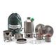 Kelly Kettle® - Ultimate 'Scout' Kit - VALUE DEAL (Includes 1.2 ltr Stainless Steel Camping Kettle + Green Whistle + Cook Set + Hobo Camping Stove + Camp Cups (2pcs) + Plates (2pcs) + Pot Support + Carry Bag | Fuel with Sticks to Boil Water & Cook Fast...