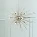 Possini Euro Janae 29 1/2" Wide Polished Nickel Modern Sputnik Pendant