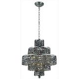 2039 Maxime Collection Chandelier D:20in H:21in Lt:13 Chrome Finish (Royal Cut Crystals)