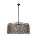 Elegant Lighting Madison 44 10 Light Royal Crystal Pendant Lamp