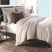 Michael Amini Manchester Duvet Set - Crème Cotton in White | King | Wayfair BCS-KD08-MNCTR-CRM