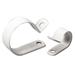 Gardner Bender PPC-1538 0.38 in. 1 Hole White Plastic Clamp- 15 Pack