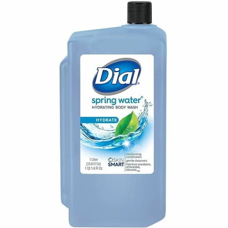 DIAL 04031 Body Wash,BLU,1 L,Floral/Fruity,PK8
