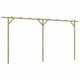 vidaXL Pergola de jardin 400 x 40 x 205 cm Bois