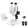 Aomekie Microscope for Kids Stereo Microscopes 20X & 40X Magnifications Portable LED Microscope