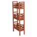 Leisure Season Rectangular Plant Stand Wood in Brown | 48 H x 20 W x 9 D in | Wayfair PBS7117