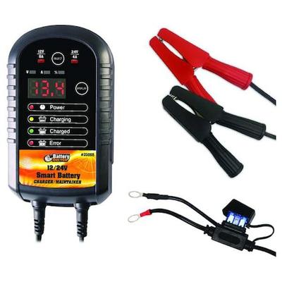 BATTERY DOCTOR 20068 Batt Charger/Maintainer, Auto, 12/24V, CEC