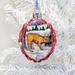 G Debrekht Bobcat Keepsake Glass Photo Ornament Glass in Brown/Red/White | 3 H x 2 W x 1.5 D in | Wayfair 771034