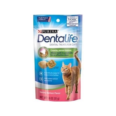 DentaLife Savory Salmon Flavor Dental Cat Treats, 1.8-oz bag