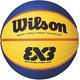 Wilson Indoor Basketball, Competition 3vs3, FIBA Certified, Sports Flooring, Granular, PVC or Linoleum Floors, Size 6, For ages 8-12, FIBA 3X3 OFFICIAL GAME BALL, Orange, WTB0533XB