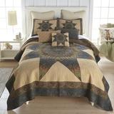 Donna Sharp Forest Star Single Reversible Quilt Cotton in Brown/Green/White | King | Wayfair 754069504077