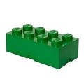 Lego Room Copenhagen Storage Brick 8 knobs in Green, 25 x 50 x 18 cm