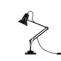 ANGLEPOISE Original 1227 Mini Table Lamp, Jet Black, Ideal Desk or Bedside Lamp, Fixed Arm, Gloss Paint Finish with Steel Shade, Cast Iron Base with Steel Cover, Chrome Plated Fittings, LED Bulb