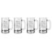 Susquehanna Glass Beer Understands 16 oz. Glass Beer Mug Glass | 6 H x 3.13 W in | Wayfair WAY-5901-1123-4