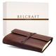 Vietri Classico Large Recycled Leather Bound Journal A5 (15x21 cm) Brown