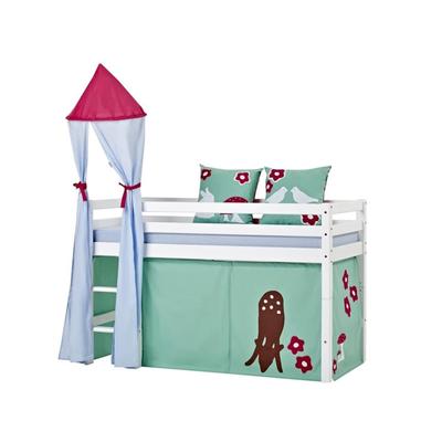 Hoppekids »ECO Dream« Hochbett mit Leiter Mittelhochbett mit Leiter 145cm Image