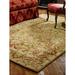 Brown/White 48 x 0.5 in Indoor Area Rug - Wildon Home® Mina Oriental Hand Knotted Brown/Ivory Area Rug Wool | 48 W x 0.5 D in | Wayfair