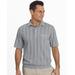 Blair Men's John Blair Short-Sleeve Tone-on-Tone Polo - Metallic - 3XL