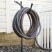 Stalwart Water Hose Holder - Easy-to-Install Garden Hose Storage Metal Rack w/ Stake - Outdoor Hose Reel Metal | 31 H x 1 W x 8.5 D in | Wayfair