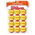 WILSON Starter Orange Balls (1 Dozen), Yellow, One Size