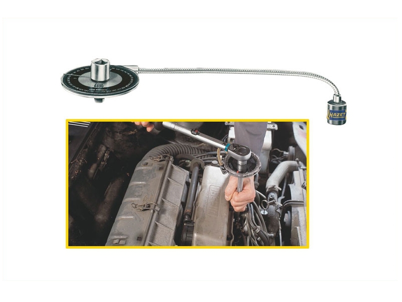 HAZET mechanische Winkelscheibe 1/2 Zoll Antrieb Drehwinkelmessscheibe für BMW 009120 0490504 6690 Image
