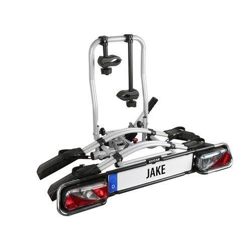 Eufab | Fahrradträger Anhängerkupplung Jake (11510) für 2 Fahrräder abklappbar