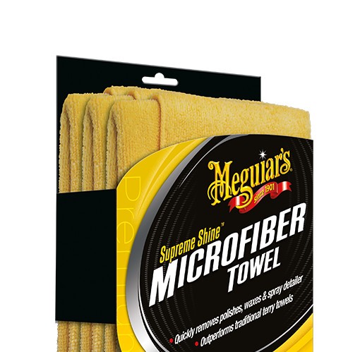 MEGUIARS Supreme Shine Microfibre Mikrofasertuch (3 Stk) Reinigungstücher X2020EU Image