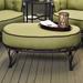 August Grove® Downey Outdoor Ottoman w/ Cushion Metal | 18 H x 42 W x 28 D in | Wayfair ATGR1468 25981200