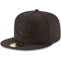 Men's New Era San Francisco 49ers Black on 59FIFTY Fitted Hat