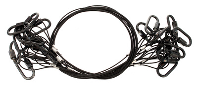 Stairville Safety Set 60cm/1,5mm Bk 10pcs