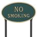 Montague Metal Products Inc. No Smoking Statement Garden Sign Metal | 10 H x 18 W x 0.25 D in | Wayfair SP-6L-HGG-LS