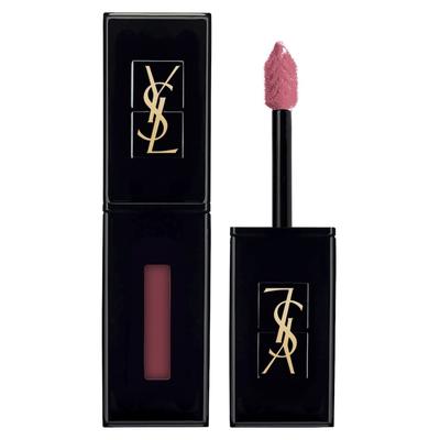 Yves Saint Laurent Rouge Pur Couture Vernis À Lèvres Vinyl Cream Lipgloss Nr. 407 - Carmin Session 6 g Schwarz Damen Image