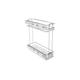 GTV Pull Out Soft Close Wire Storage Basket for Kitchen Unit in various sizes (Cabinet size: 200mm, Silver)