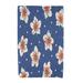 Bay Isle Home™ Hibiscus Microfiber Blooms Floral Print Beach Towel Polyester in Blue | Wayfair BAYI2926 30623691