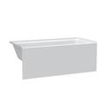 Fine Fixtures 66" x 32" Apron Soaking Fiberglass Bathtub Acrylic | 21.5 H x 66 W in | Wayfair BTA-103-L