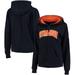 Women's Stadium Athletic Navy Syracuse Orange Arched Name Full-Zip Hoodie